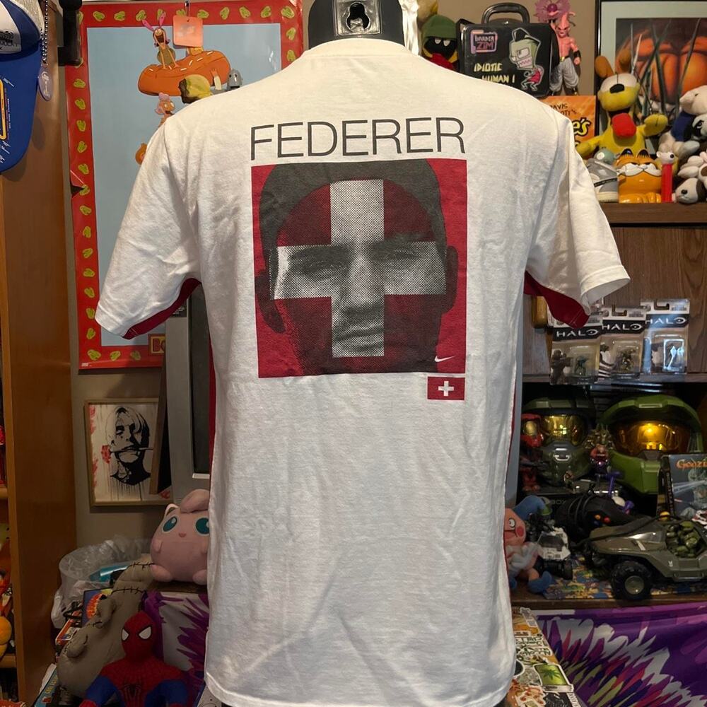 Nike Roger Federer Tennis Rare Collectors Shirt